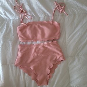 Swimsuit,pink, cute